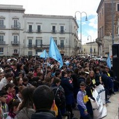 Centinaia di studenti per la marcia di  "Libera "