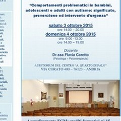 Quarto di Palo - Formazione sul tema dell'autismo