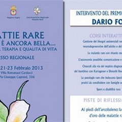 Congresso Regionale sulle Malattie Rare: il 21 febbraio a Bari