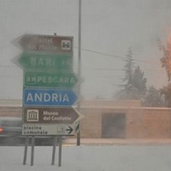 Emergenza neve, ad Andria problemi nelle campagne