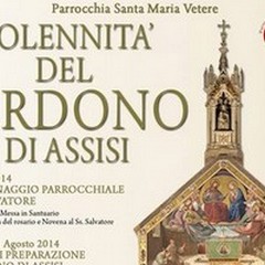 Perdono della Porziuncola: celebrazioni nella Parrocchia di Santa Maria Vetere