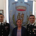 Carabinieri di Andria, a Palazzo di Città il saluto del Sindaco al Maggiore Montalto e al nuovo Comandante Apollo