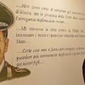 Il Generale Dalla Chiesa all’ingresso dell’ufficio del Comandante dei Carabinieri della Bat