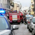 Principio di incendio in via Galvani: anziana intossicata ricoverata al  "Bonomo "