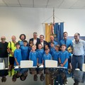 La rappresentativa provinciale della Bat di tennis ricevuta presso la provincia Bat