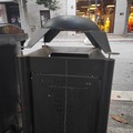 Teppisti scatenati: i nuovi cestini porta immondizia vandalizzati