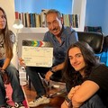 Il riconoscimento Diomede Giovani all'artista andriese Celeste Tucci