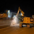 Conclusi i lavori di demolizione delle spalle del ponte ferroviario di via Bisceglie
