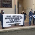 Contratti operatori sanitari scaduti, protesta ad Andria organizzata dall'Usppi