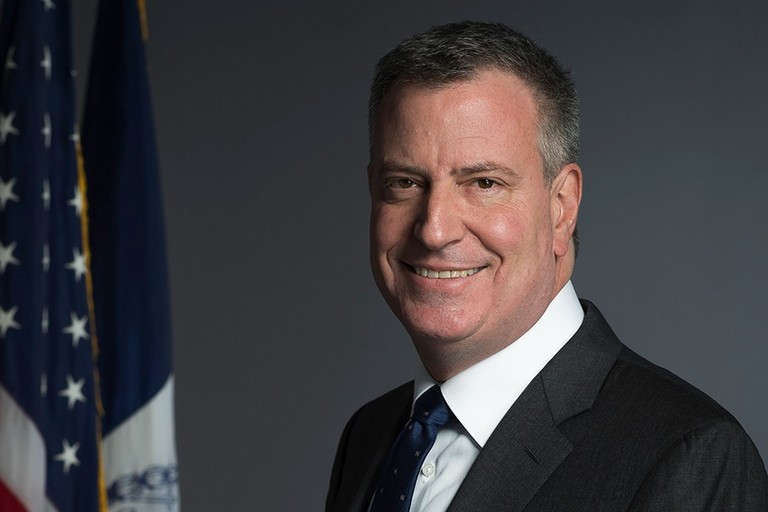 Bill De Blasio, già sindaco di New York, a Palazzo di Città sabato 11 luglio