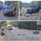 Incidente con dubbia dinamica auto moto a Castel del Monte: tre feriti