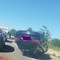 Auto ribaltata sulla statale per Castel del Monte