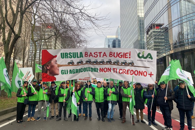 Protesta Cia a Bruxelles