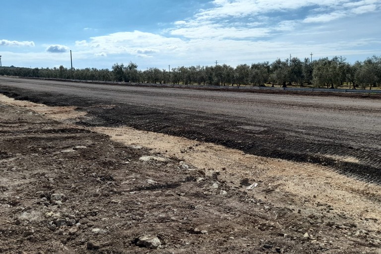 lavori sulla provinciale Andria Canosa di Puglia