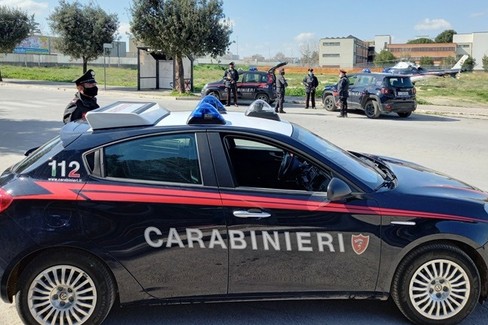 posto di controllo dei Carabinieri