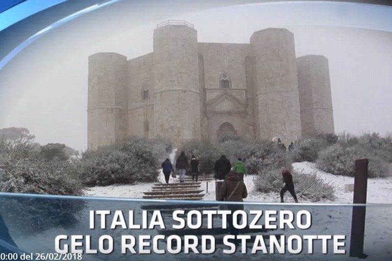 Castel del Monte al Tg1