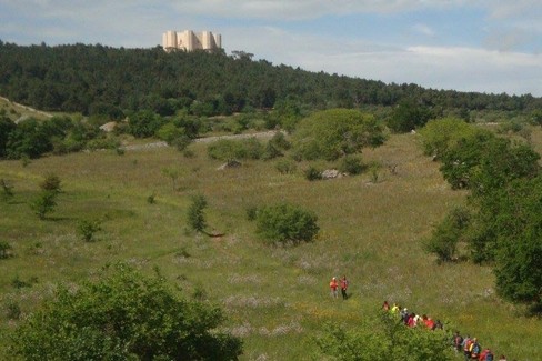 Passeggiata verso Castel del Monte