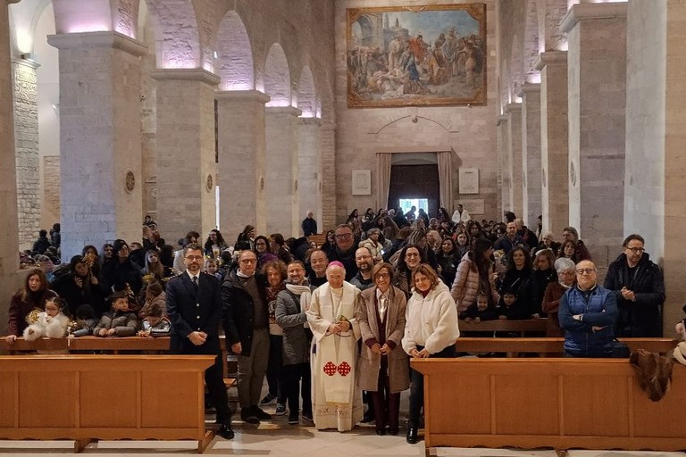 la Cattedrale di Andria con gli alunni dell'Imbriani-Salvemini