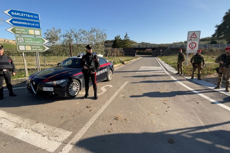 posto di controllo Carabinieri