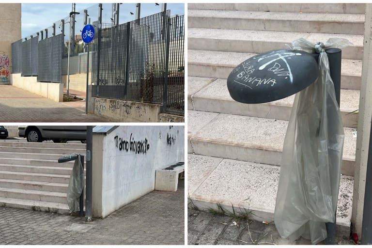 Via Sofia, sparisce un altro cestino portarifiuti: la situazione tra decoro e senso civico