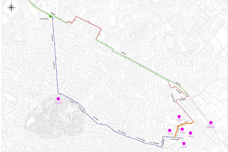 Ciclovia urbana Andria