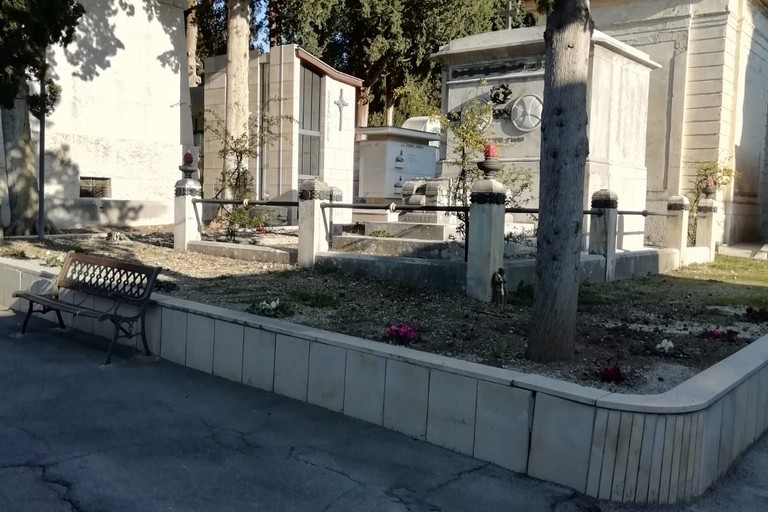 Il luogo del Cimitero in cui ci sarà la tomba della piccola Graziella Mansi