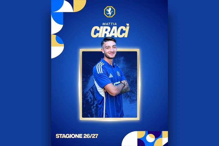 Mattia Ciracì è di nuovo biancazzurro