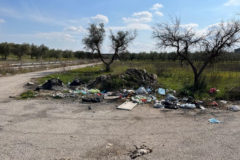 Contrada Coppe: rifiuti di ogni genere