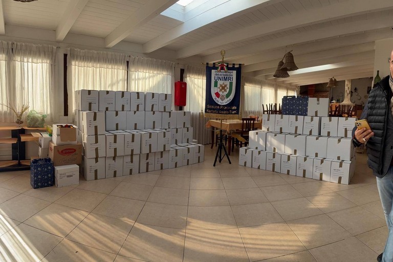 consegnate le derrate alimentari di prima necessità