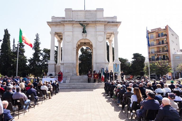 Celebrazione   ad Andria del 73° Anniversario della Liberazione. <span>Foto Riccardo Di Pietro</span>