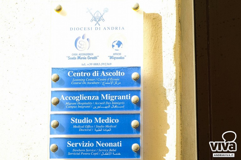 caritas andria, casa accoglienza s. maria goretti