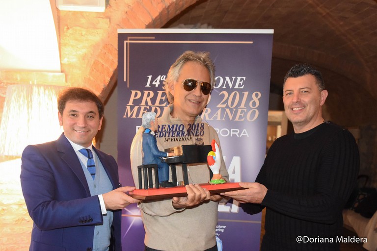 Ad Andrea Bocelli il Premio Mediterraneo 2018