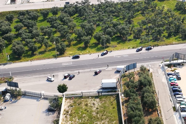 posto di controllo dei Carabinieri