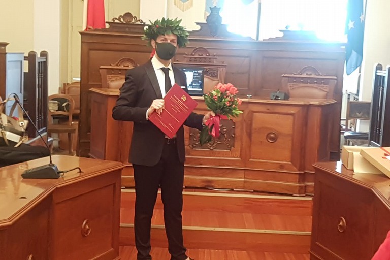 Gianpaolo Vito Brescia il primo laureando