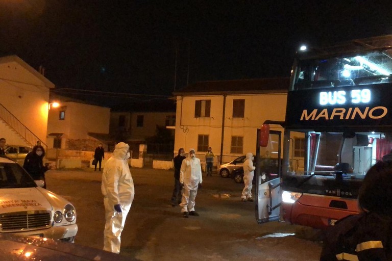 ad Andria controlli agli autobus provenienti dal nord Italia