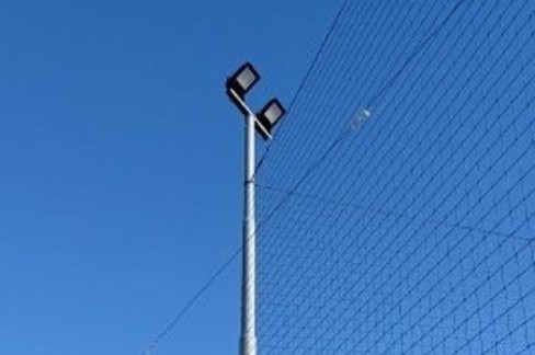 impianto di illuminazione impianti sportivi della chiesa di San Riccardo