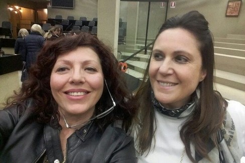 Emma Monterisi (a sx) con Patrizia del Giudice