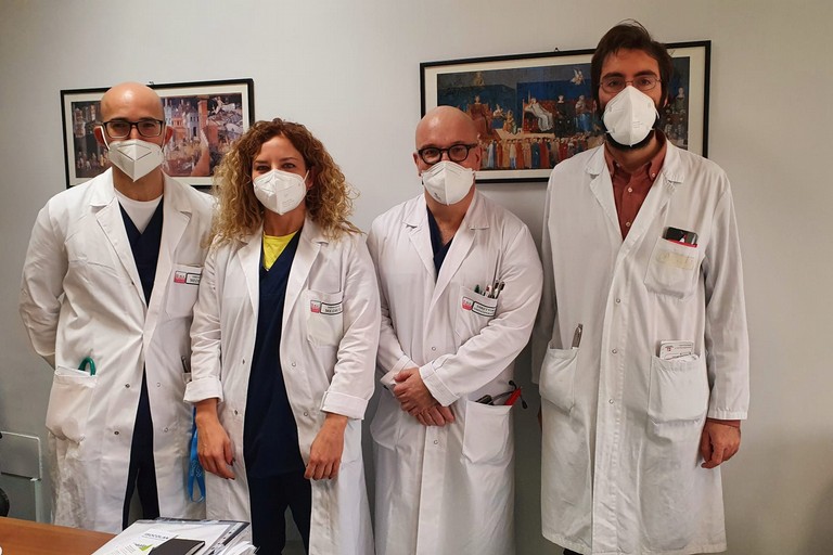 Medici della Asl Bt: da sinistra dott.ssa Aniello e i dottori Liuzzi e Altomare