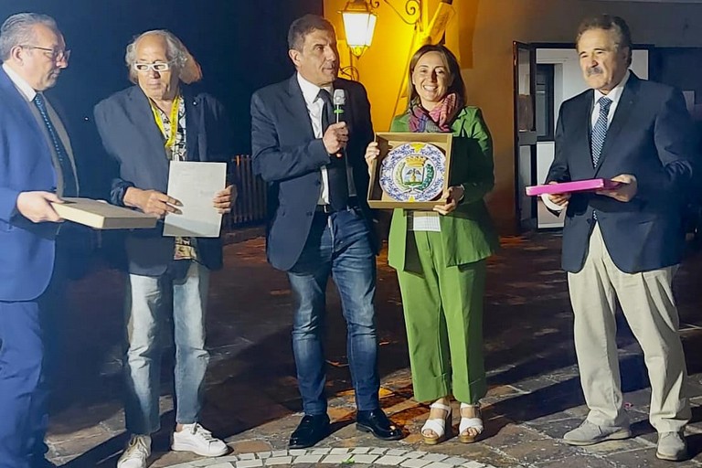 Giovanna Bruno ritira il premio 