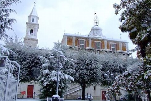 Neve per le vie di Andria