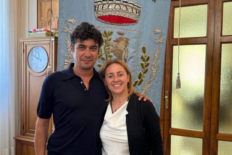 Riccardo Scamarcio e Giovanna Bruno