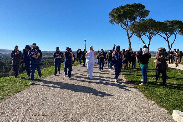 La Fiamma Olimpica è giunta a Castel del Monte