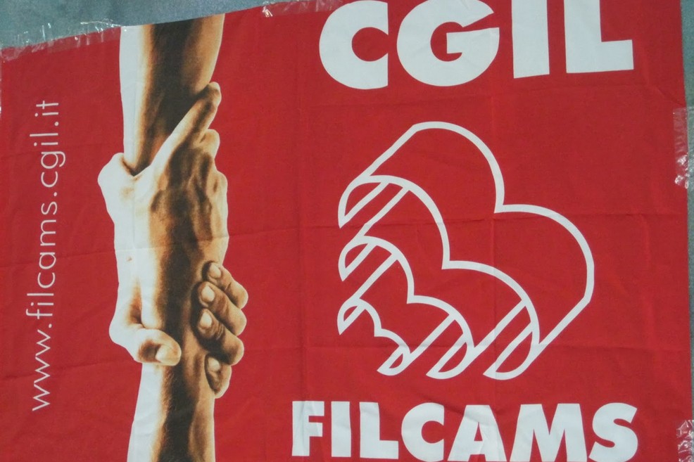 Bandiera Filcams Cgil