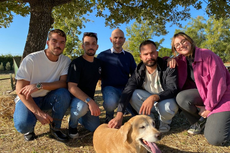 Flavio Civita e i ragazzi di Terre di Sveva
