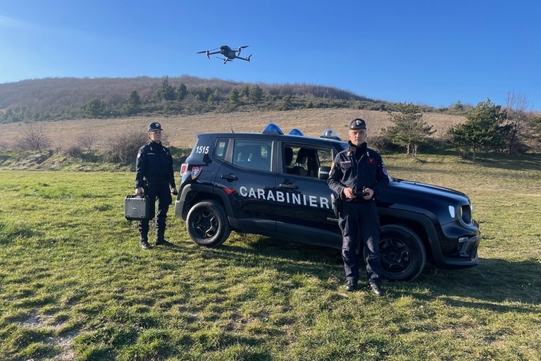 droni carabinieri forestali
