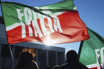 Bandiera Forza Italia