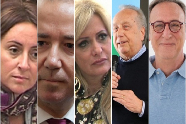 i cinque candidati sindaco di Andria