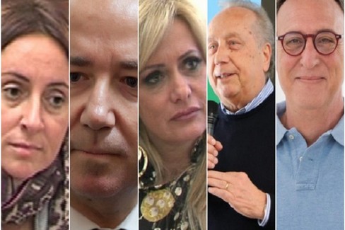 i cinque candidati sindaco di Andria