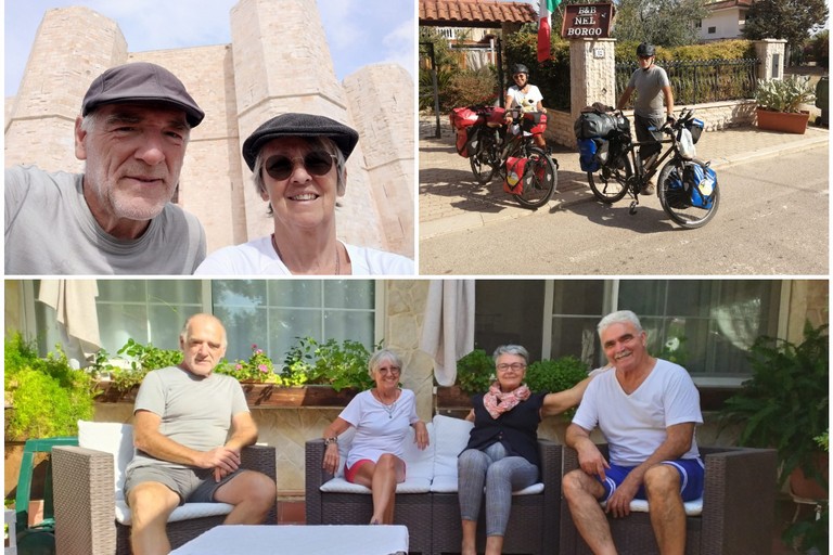 Les cyclistes français parcourent des milliers de km attirés par la grande beauté du village de Montegrosso