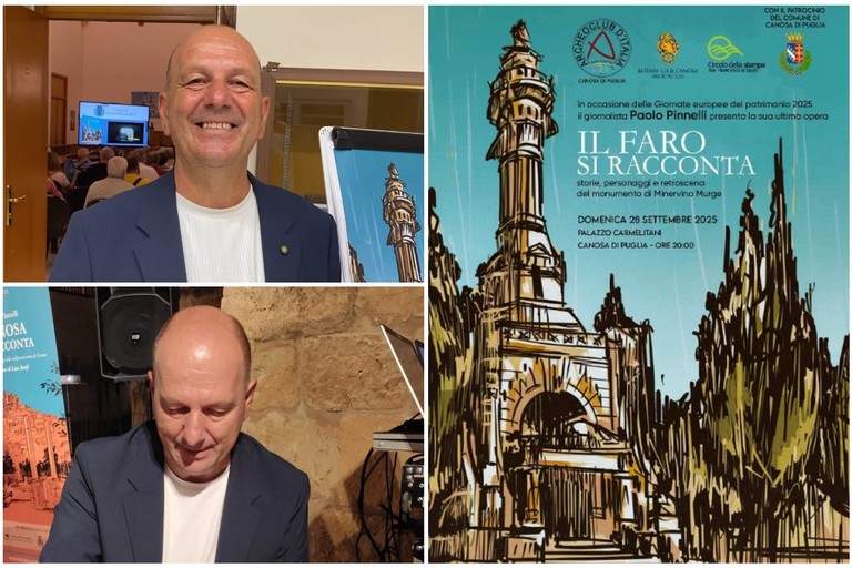 Paolo Pinelli nel suo libro sul Faro di Minervino Murge